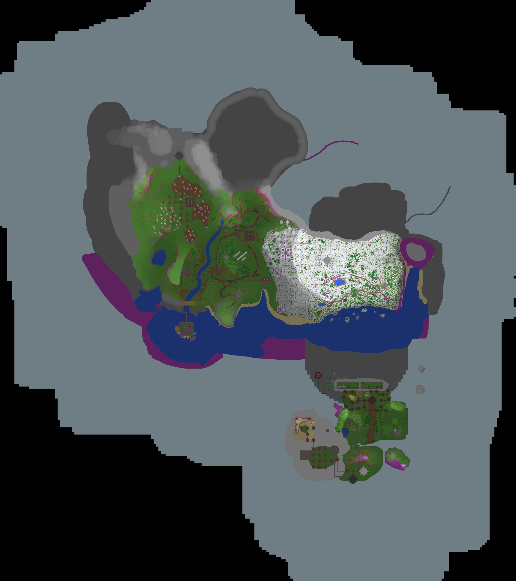 Levantamento cartográfico do reino do Inscripted